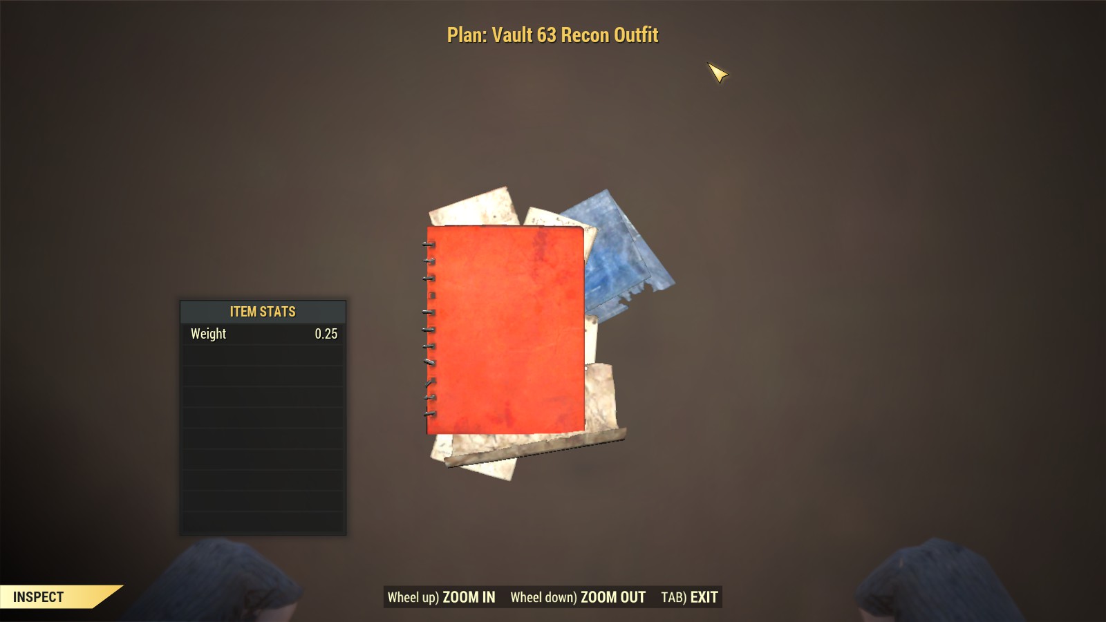 Plan Vault 63 Recon Outfit